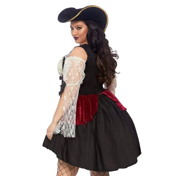 Plus Wicked Waters Wench Costume, Plus size pirate costume - Picture 2 of 2